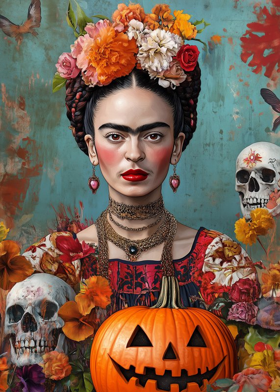 Frida Kahlo: Halloween | Card Fripperies