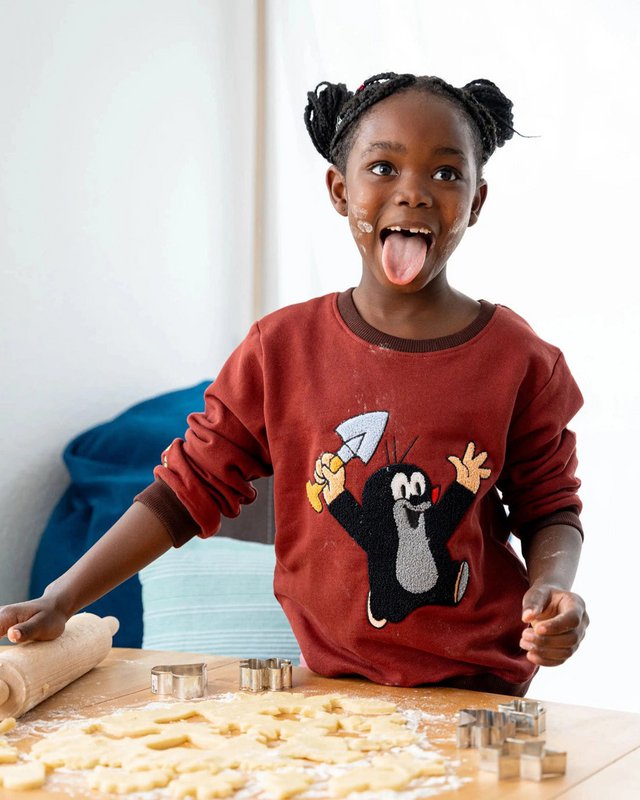 koaa – La Petite Taupe « Pelle » – Pull marron