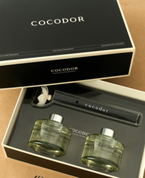 Zestaw upominkowy Cocodor | 2 dyfuzory: Dyfuzor Black Edition 200ml + White Flower 200ml