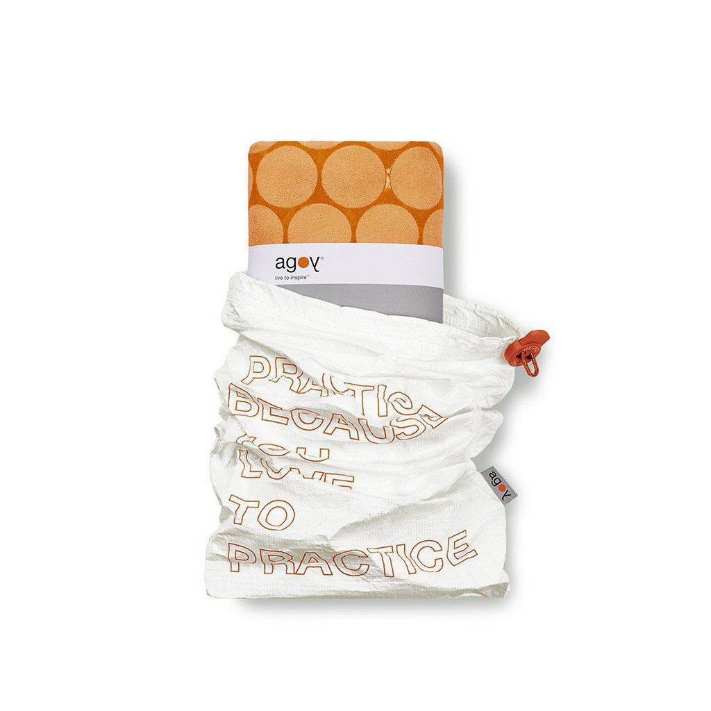 Gecko Touch Yoga Towel - Desert Orange