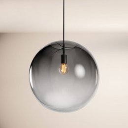s.luce Orb glazen bol galerijlamp 500cm ophanging zwart