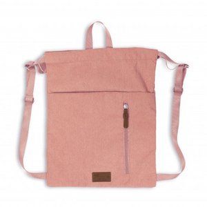 Rucksack mit Kordelzug in Blush