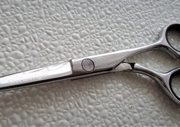 Sternsteiger Ergo-Blitz hair scissors, 6.0 inches, stainless steel, professional haircutting shears