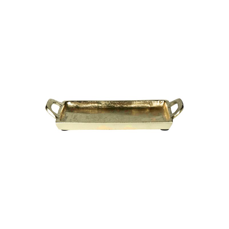 dienblad silver look 21x11cm