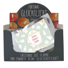 Fortunas lykkelys / Dit lys / Dit påskelys / Illustreret med søde påskeharer