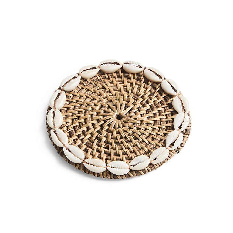 Assiette Rotan Cauri