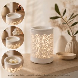 Soft Heat Diffuser – Calorya n°4 – Lampe og diffusion – Duftende voks, dufte og æteriske olier – Keramik – Dekorativ idé