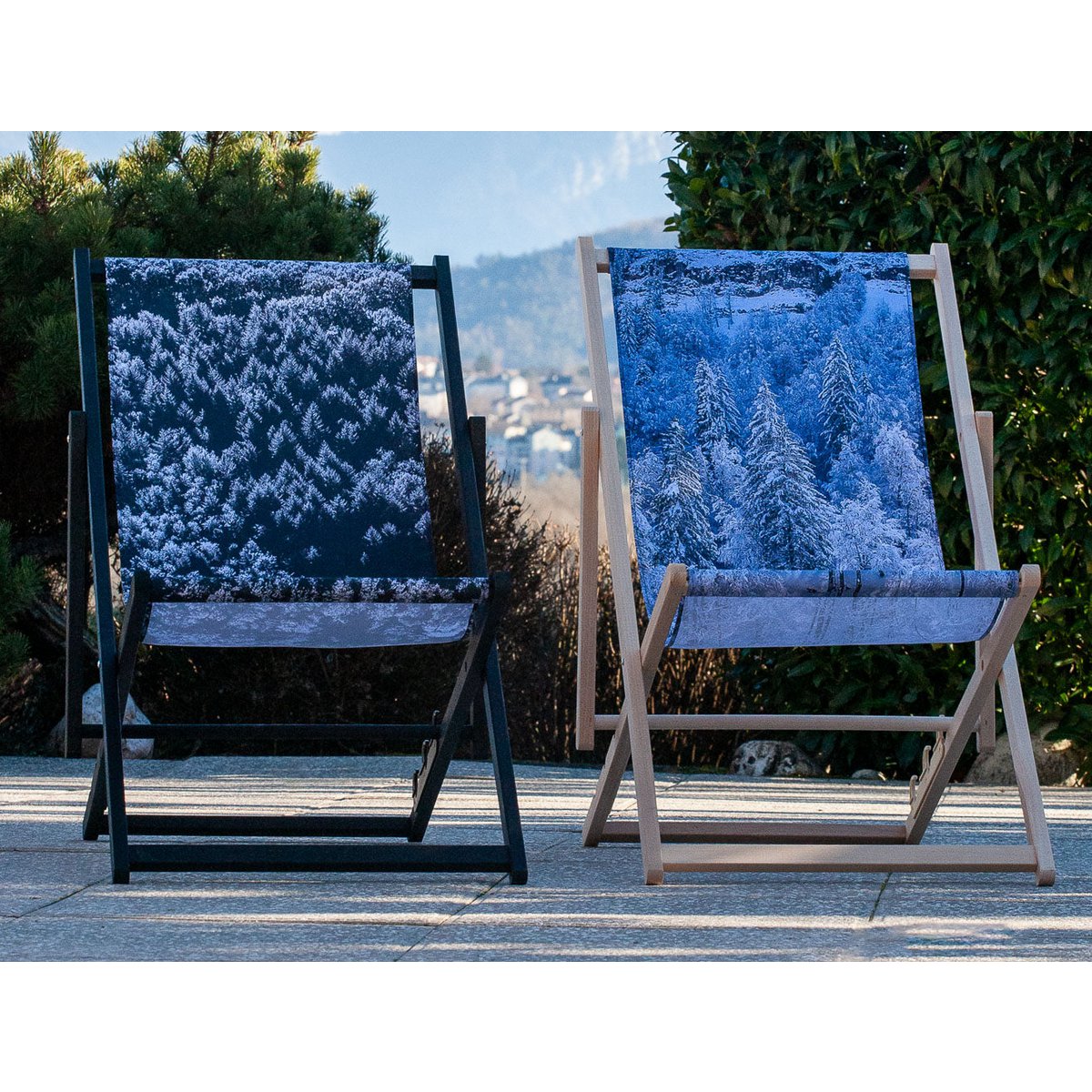 Deckchair - Chilean - fir forest - Design by Karadrone