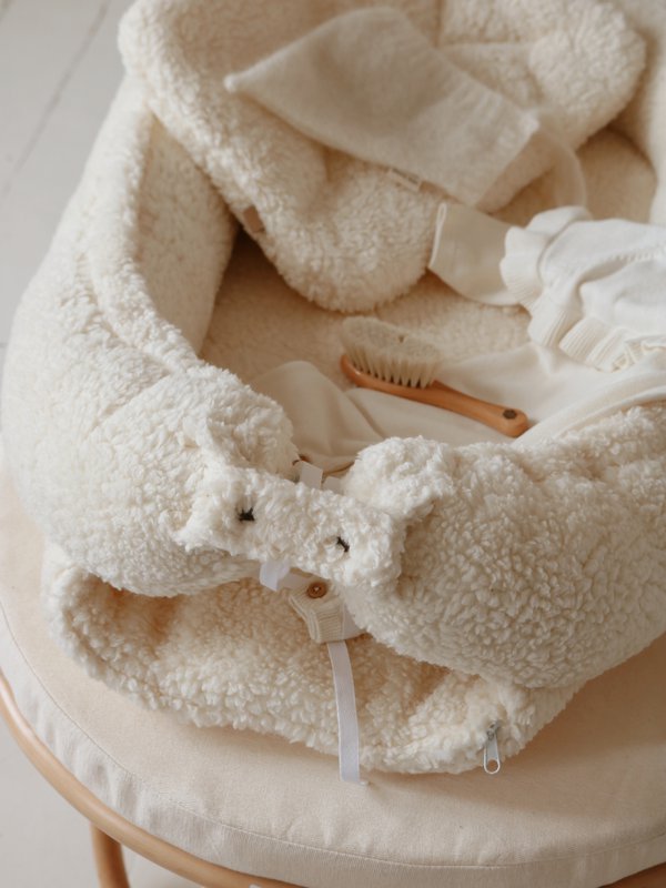 ALL TEDDY babynest / boucle babynest - 2 farver