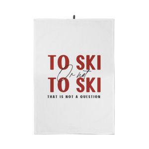 Cotton skiing dish