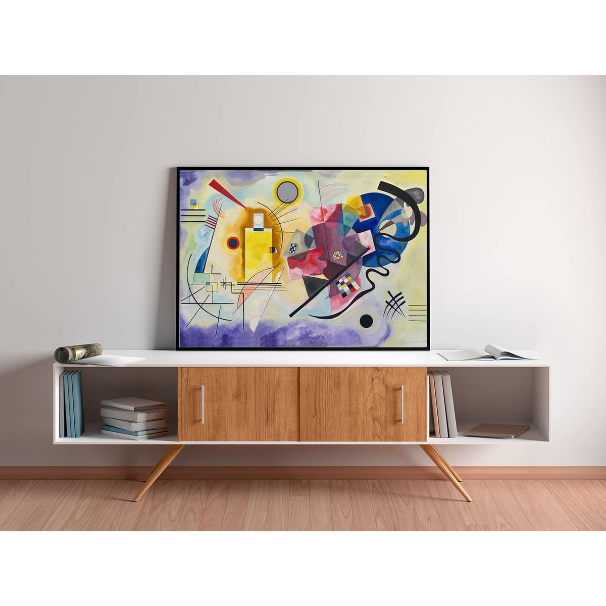 Affiche Kandinsky - Jaune, Rouge, Bleu