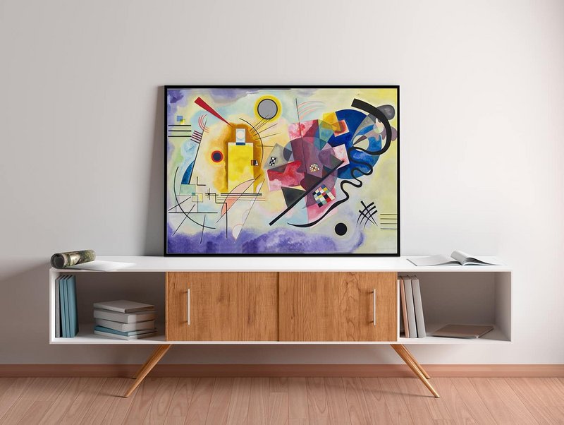 Affiche Kandinsky - Jaune, Rouge, Bleu