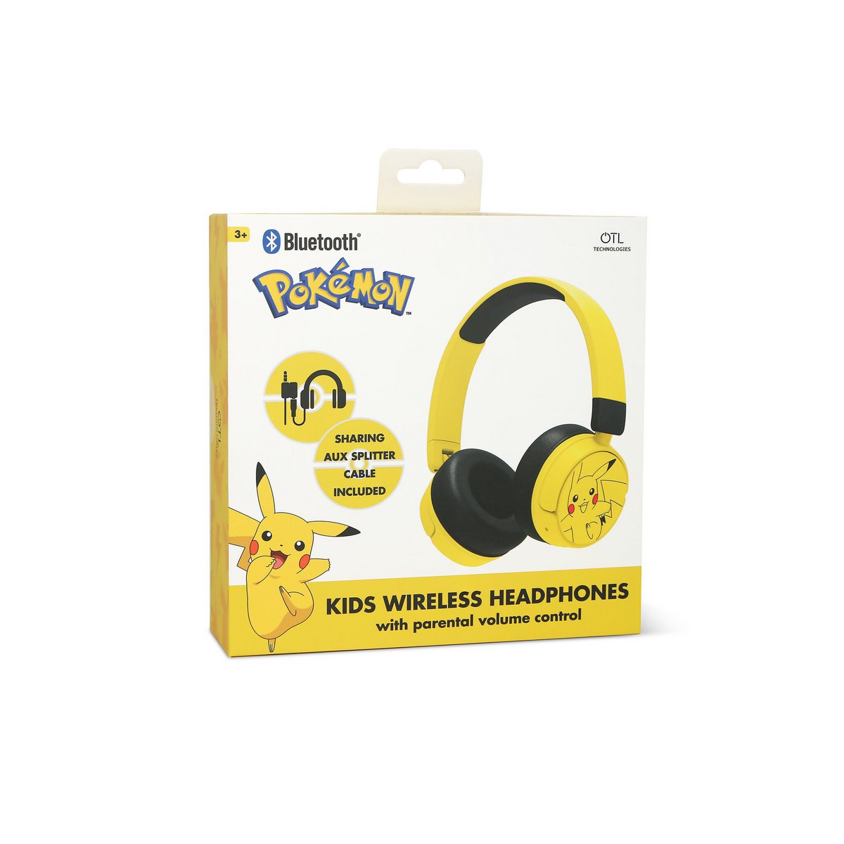 Pokémon - Yellow - junior bluetooth koptelefoon