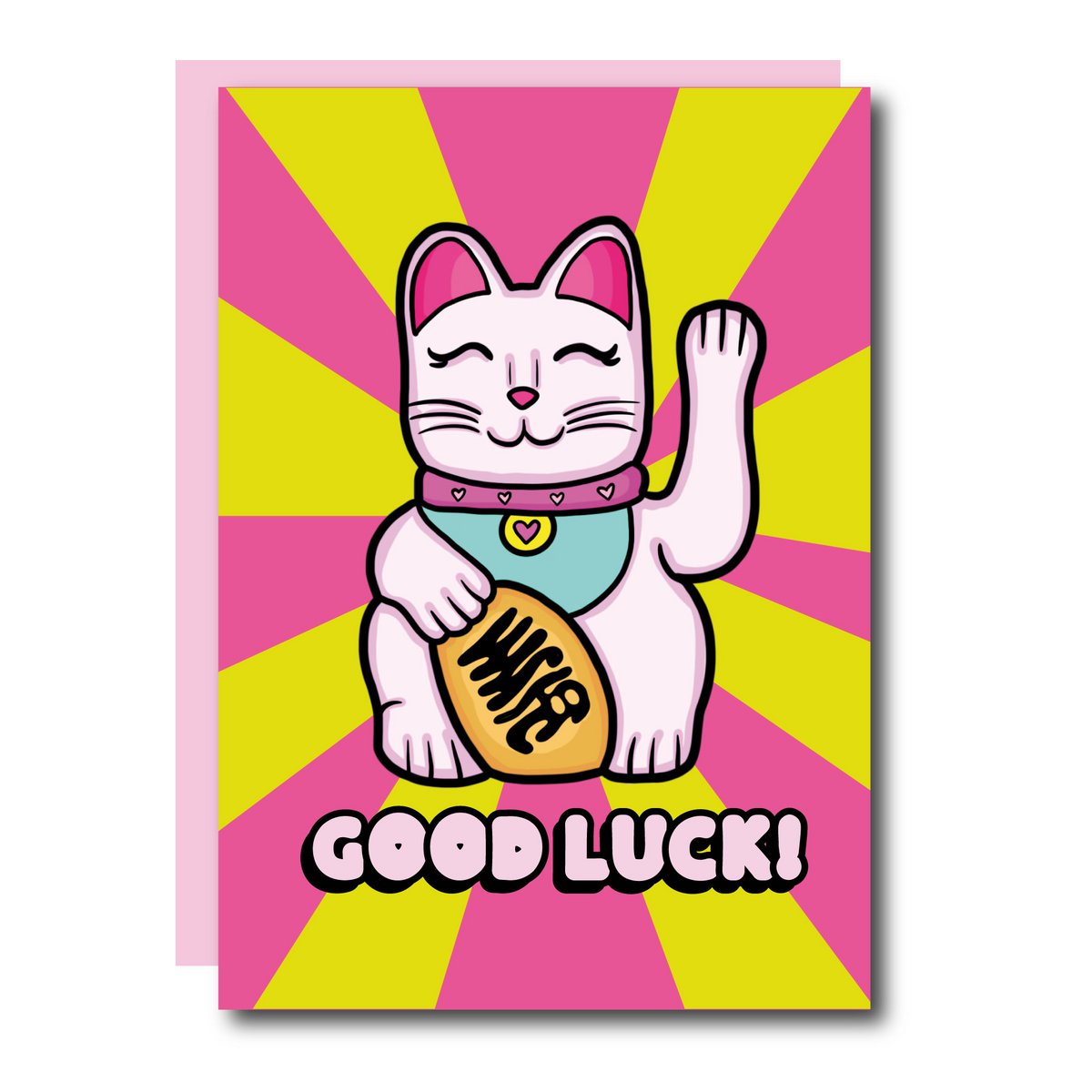 Succes! Kat wenskaart