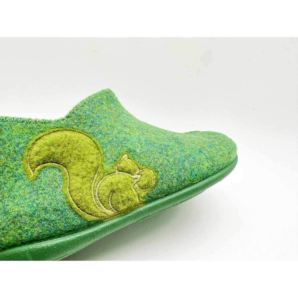 thies 1856 ® Kids PET Slipper Boot vegan green