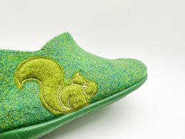 thies 1856 ® Kids PET Slipper Boot vegan green