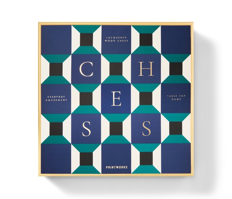 Printworks Spel - Schach lackiert - Athena
