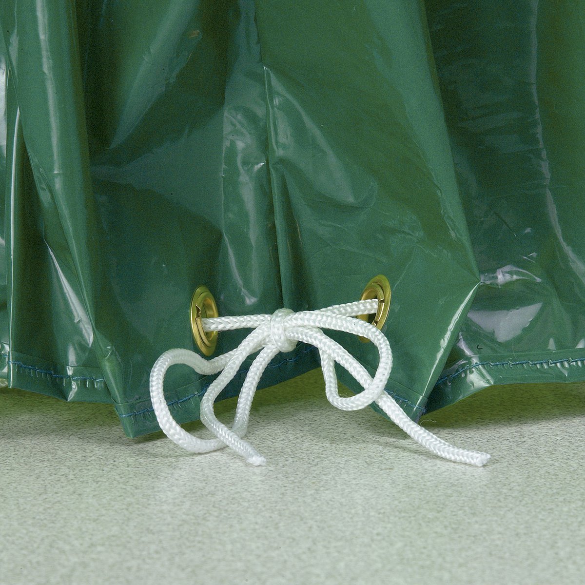Rayen - Funda para Muebles de Jardín, Impermeable y Duradera, Protección contra la Lluvia, el Polvo y los Insectos, con Correa de Fijación, Verde, 200 x 110 x 80 cm