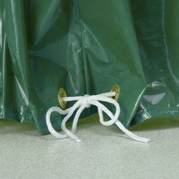 Rayen - Copertura per Mobili da Giardino, Impermeabile e Resistente, Protezione da Pioggia, Polvere e Insetti, con Cinghia di Fissaggio, Verde, 200 x 110 x 80 cm