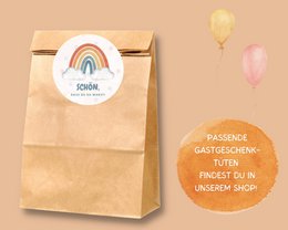 Biglietto d'invito arcobaleno per compleanno bambina o invito per battesimo, comunione, cresima o consacrazione giovanile da compilare nella busta