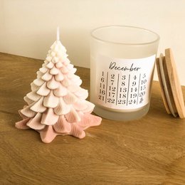Vela de árbol de Navidad (perfumada o sin perfume)
