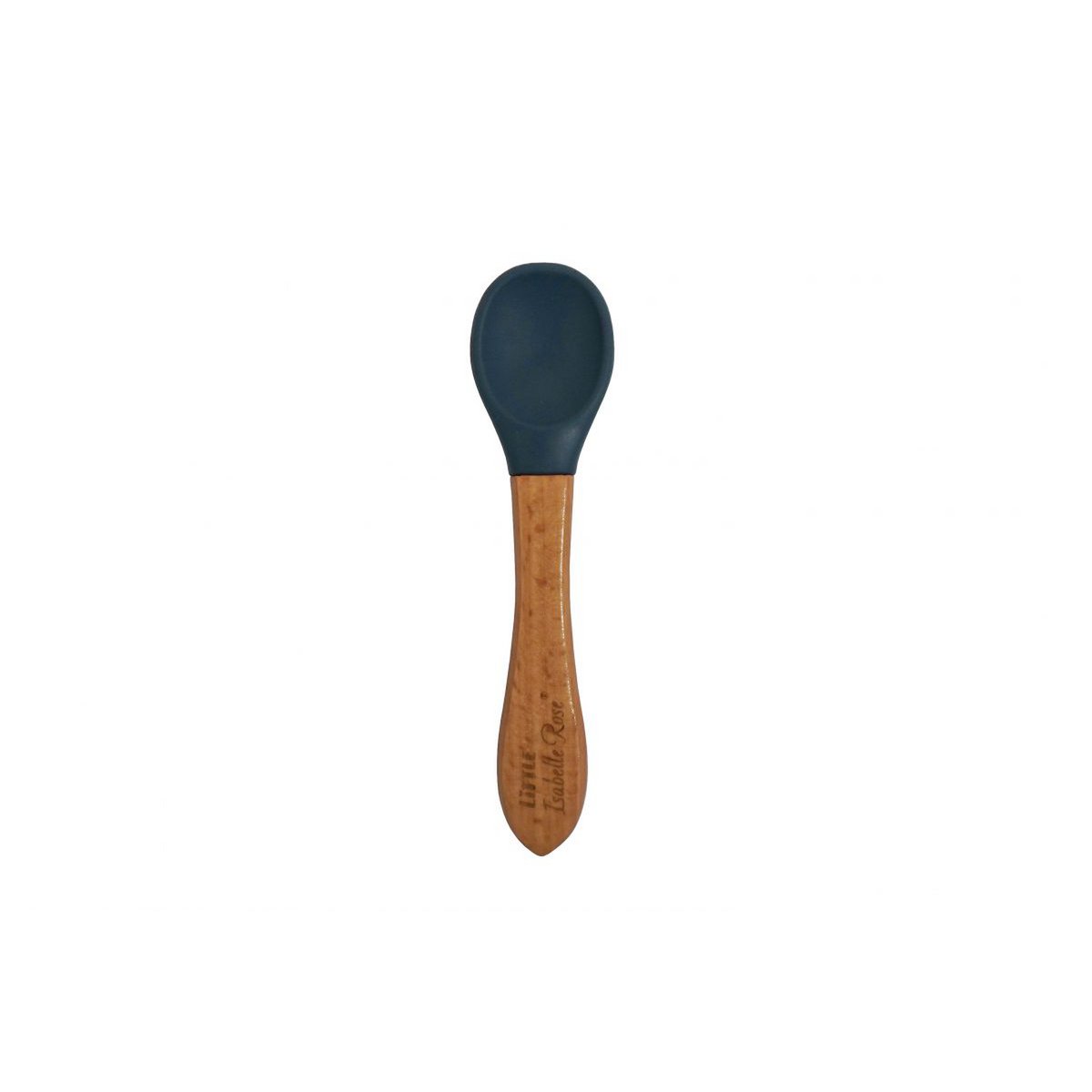 Silicone spoon dark blue 14 cm Little Isabelle Rose