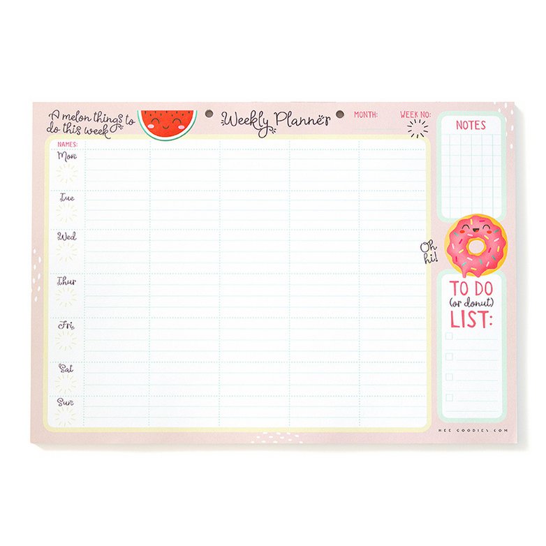 Weekly planner Child A4 Kawaii // Family planner Family planner