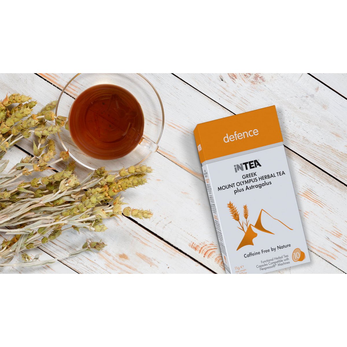 iNTEA DEFENSE Mt. Olympus functionele thee, 10 capsules