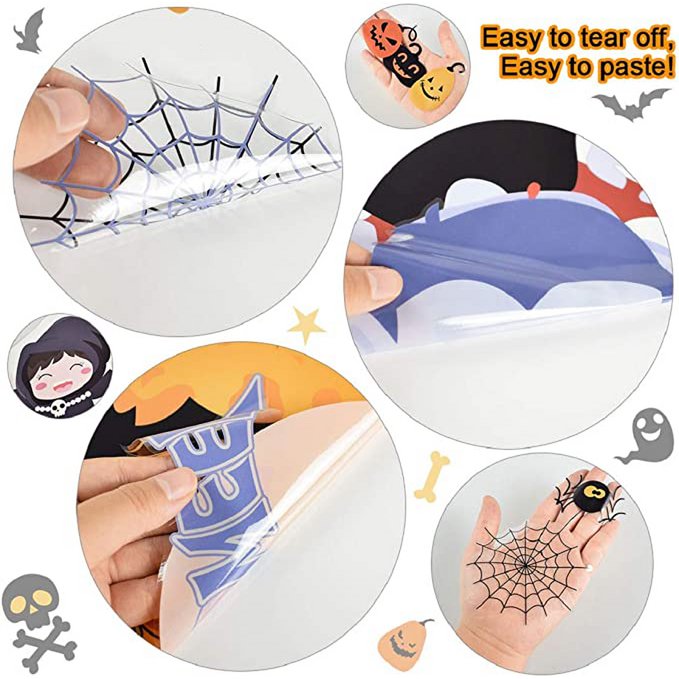 halloween window decal