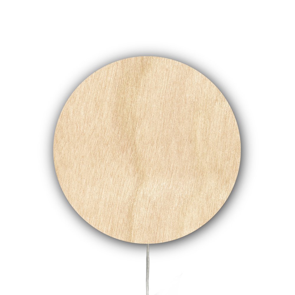 Interstellar wandlamp - Hout naturel