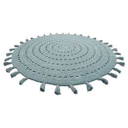 NILA VERT PALE crochet children's rug
