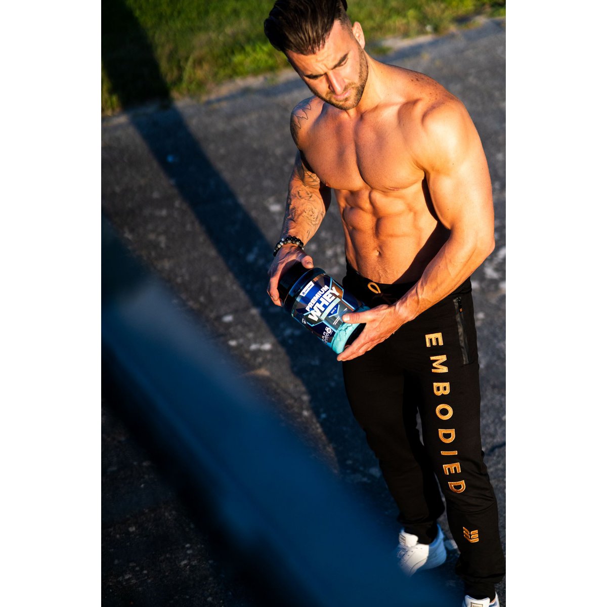 Spodnie treningowe Adonis Sweatpants Train&Relax z bawełny organicznej marki Empire Embodied