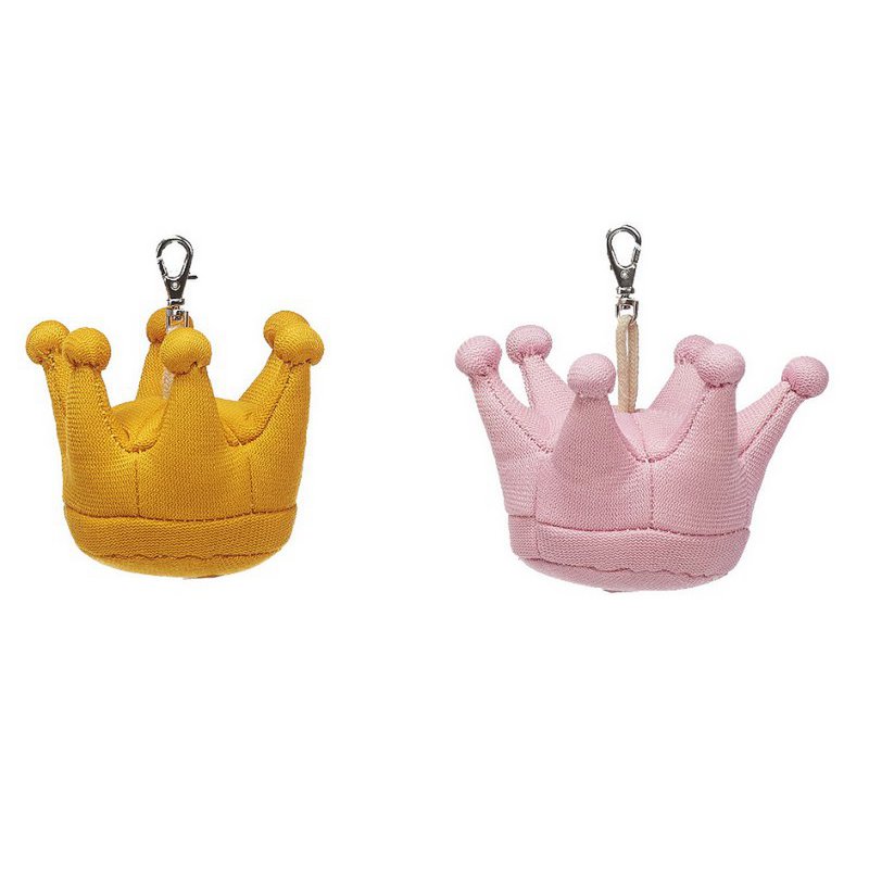 Key trailer crown made of plush, Ø 6x6cm