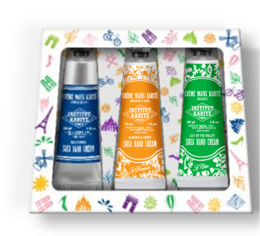 Trio Parisien - 3 Crèmes Mains sans étuis - Crème de Lait, Amande&Miel, Muguet