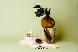 Columbian Arabica kaffebønne sojavokslys - klart glas