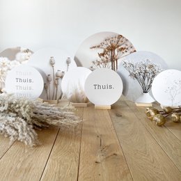 Wall circle - Pampas grass 20 cm