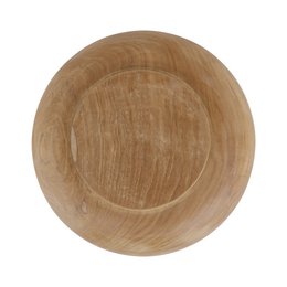 Fruitbowl teakwood - handcrafted -  diameter 38 cm