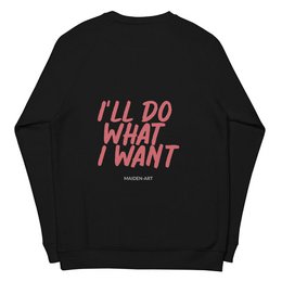 Rebel Girl Unisex Bio-Raglan-Sweatshirt Bio-Kleidung mit STICKEREI