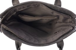 Borsa a mano curva grigia