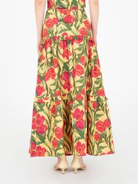 Zafira gul Maxi-nederdel