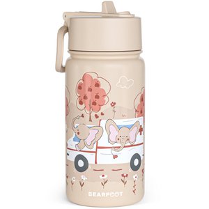 Thermo kinderdrinkfles RVS - ambulance bruin