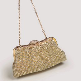 Luxe Diamond-Look Clutch-Gold & Silver