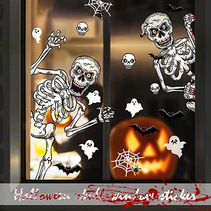Skeleton Halloween Stickers