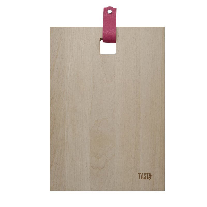 Rektangulært skærebræt i træ 35 x 25 cm Tasty Green
