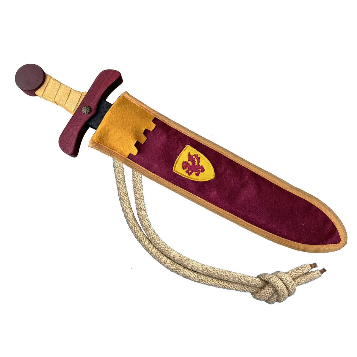 SWORD SOFTIK GARNET + DRAGON POUCH - ST704FD