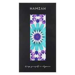 Purple and Turquoise Silk Scarf Layla