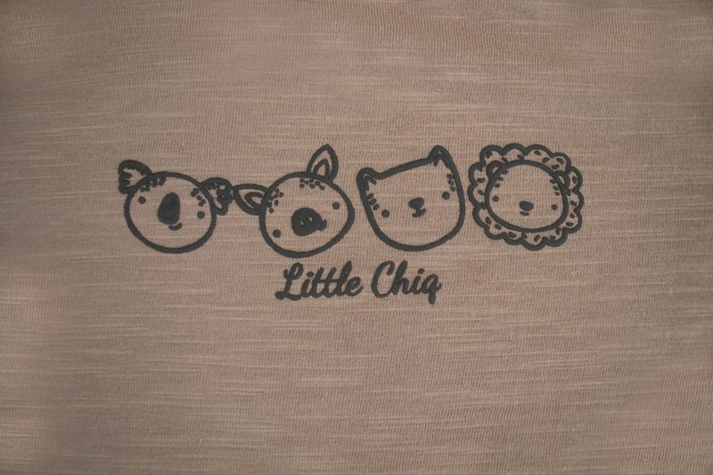 Little Chiq Baby Longsleeve beige animal print
