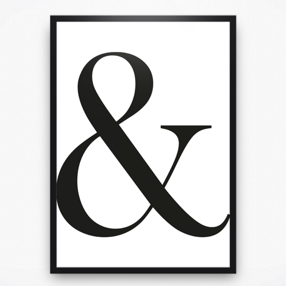 Plakat - & I