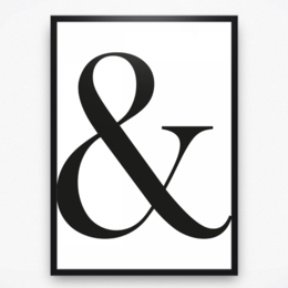 Plakat - & And