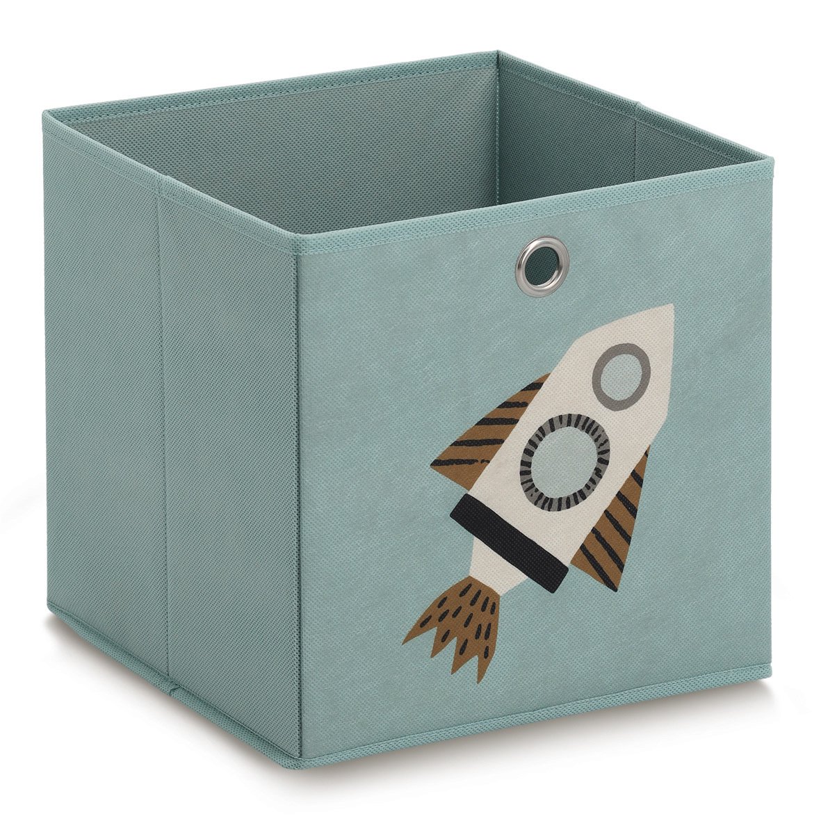 Storage box "Rocket", fleece, petrol